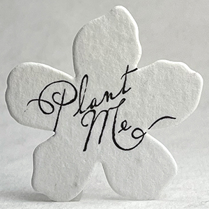 seed paper plant me print flower shapes